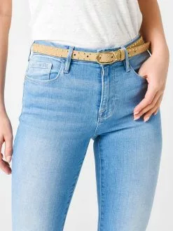 Frame Women's Petite Studded Oval Buckle Belt