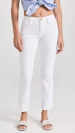 FRAME Le High Straight Jeans