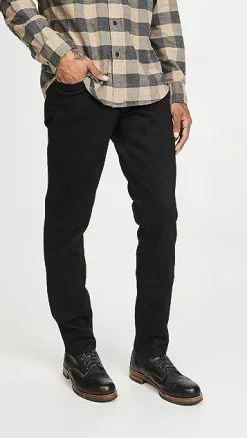 FRAME L'Homme Slim Denim Jeans In Noir Wash