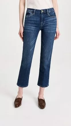 FRAME Le High Straight Jeans