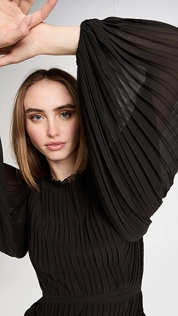 FRAME Waist Tie Cutout Top - Image 5