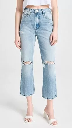 FRAME Le High N Tight Crop Mini Bootcut Jeans