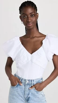 FRAME Puff Sleeve Top